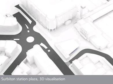 surbiton station 3d visualisation